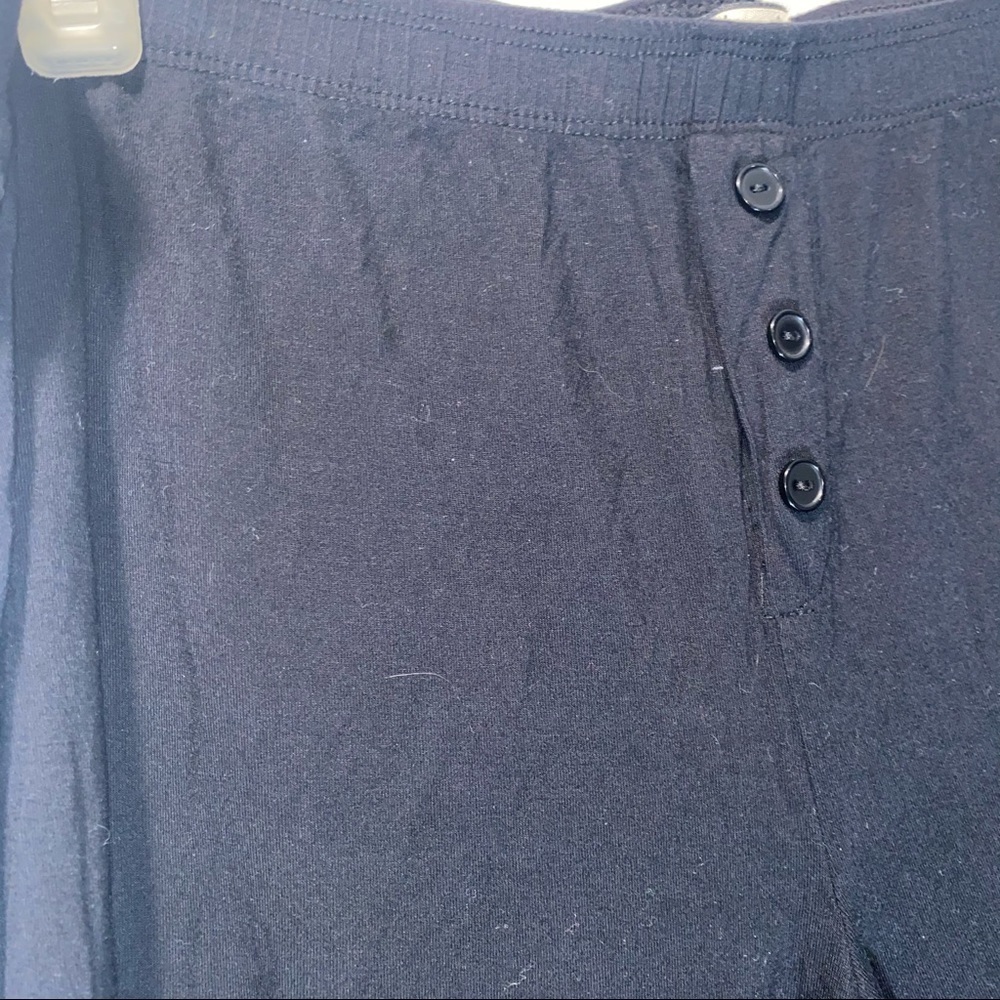 Nicole Miller Black Lounge Pants Women’s Size Large - Picture 4 of 5